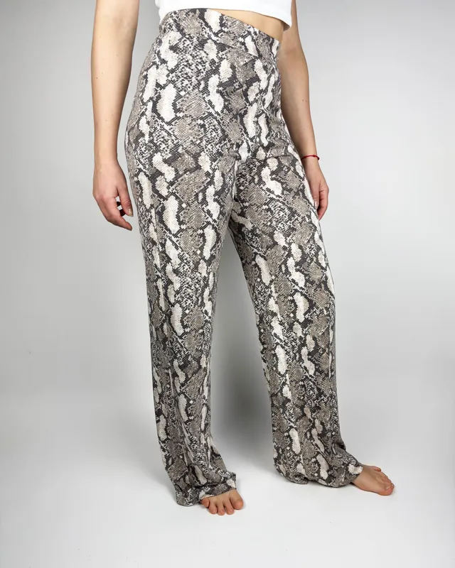 Pantalon tela serpiente h&m