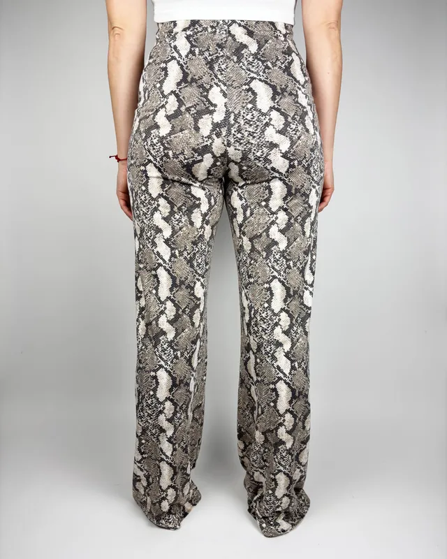 Pantalon tela serpiente h&m