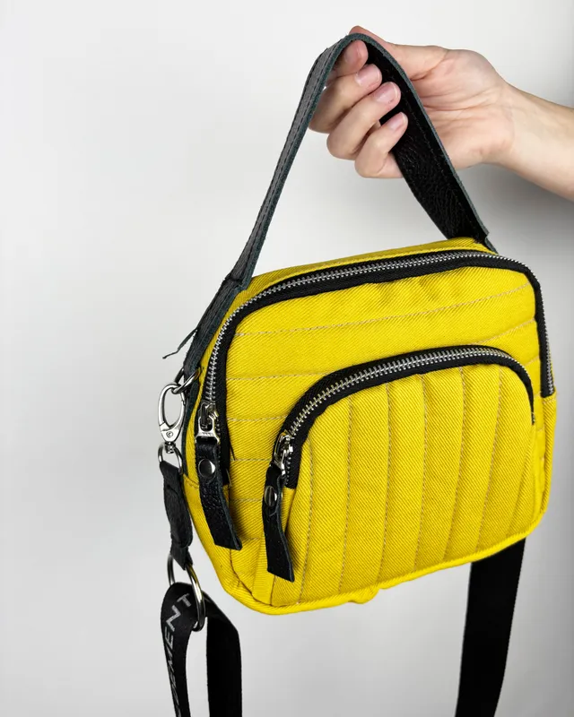 Cartera mostaza arboldementa