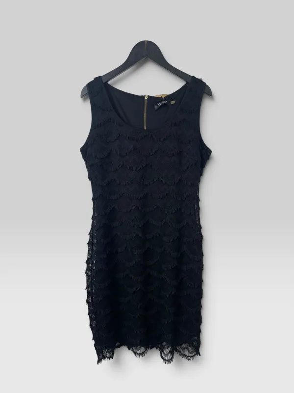 Vestido fiesta encaje escamas guess