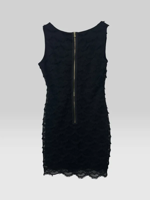 Vestido fiesta encaje escamas guess