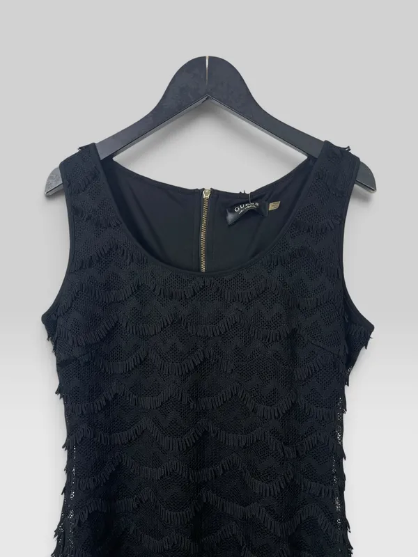 Vestido fiesta encaje escamas guess