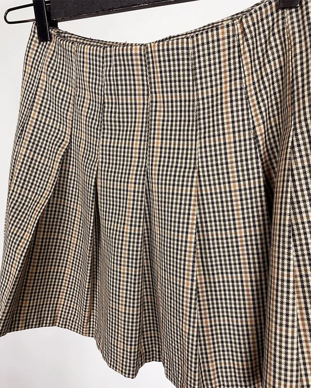 POLLERA H&M ESCOSESA TABLEADA 