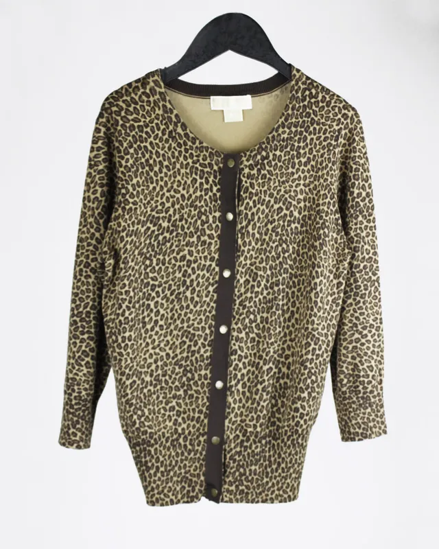 Saco animal print michael kors