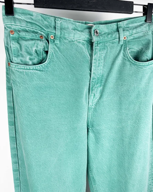 Jean verde zara