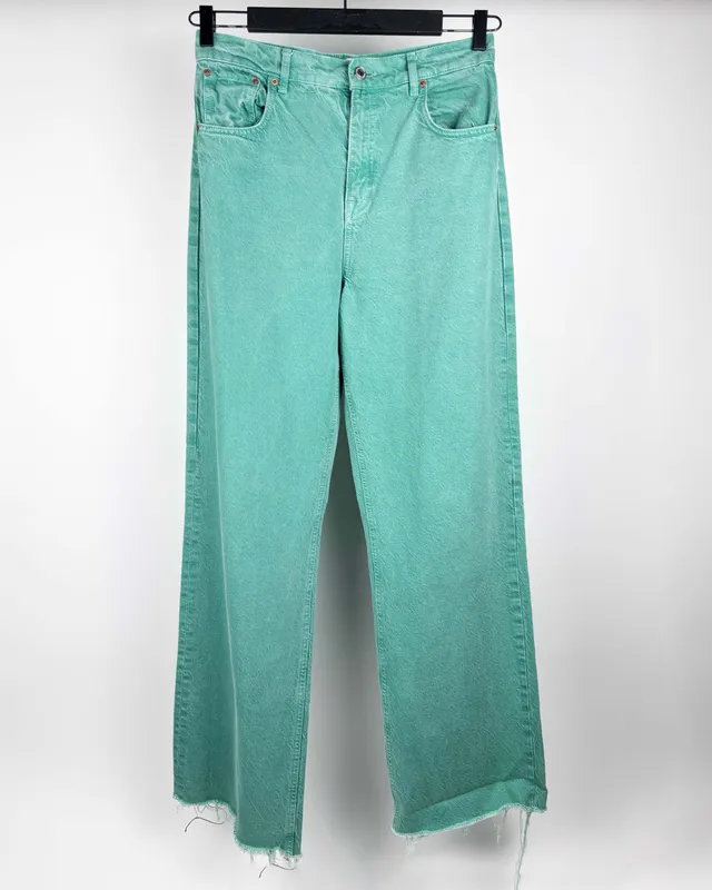 Jean verde zara