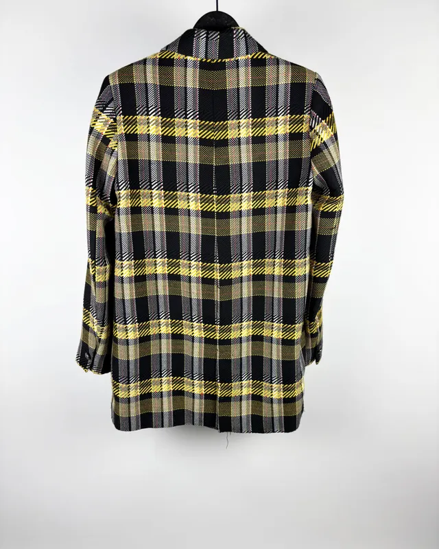 Blazer cuadros zara