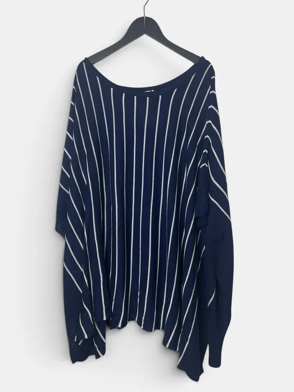 Poncho rayado indian