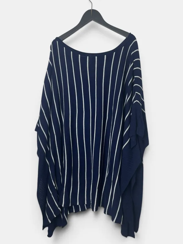 Poncho rayado indian