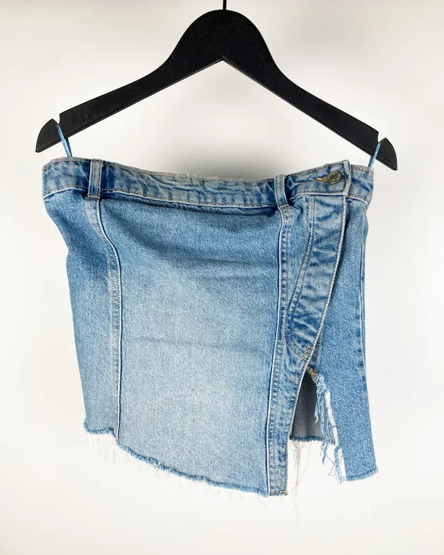 Strapless jean zara