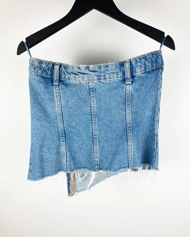 Strapless jean zara