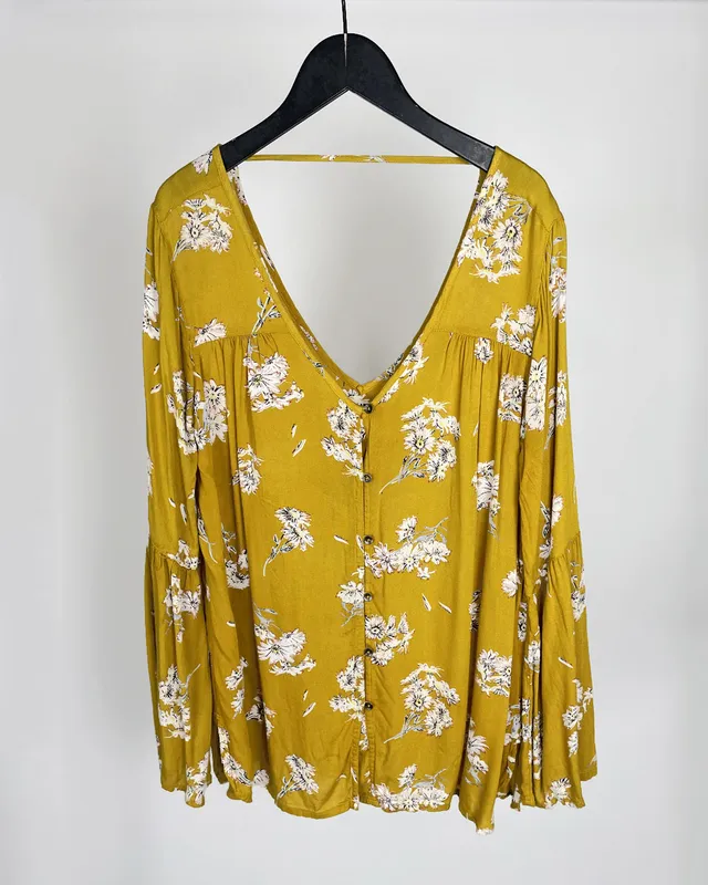 Blusa billabong estampada