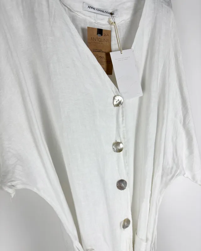 Vestido blanco anne chaussure