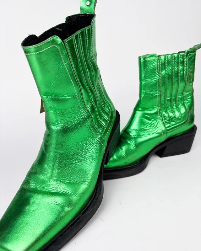 Botas verdes justa