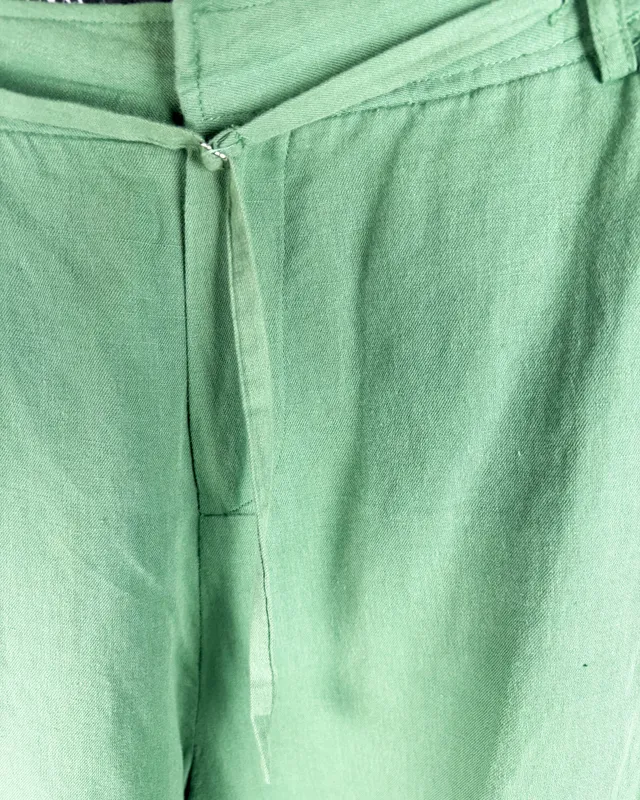 Pantalon verde zara