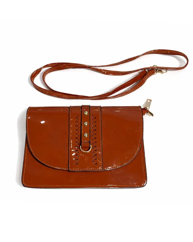 Cartera bandolera charol