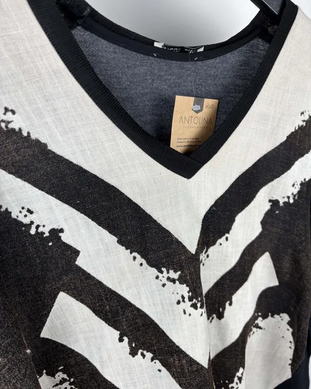 Remera combinada zara