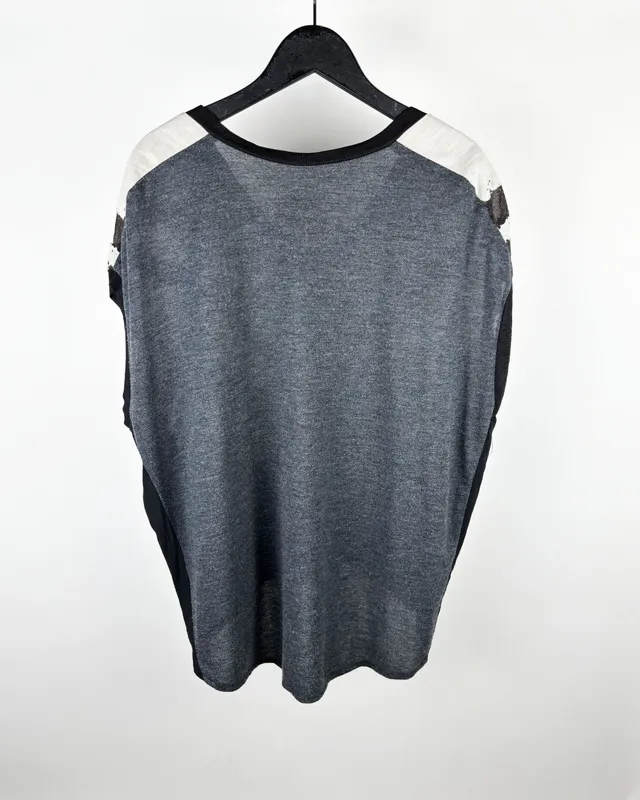 Remera combinada zara