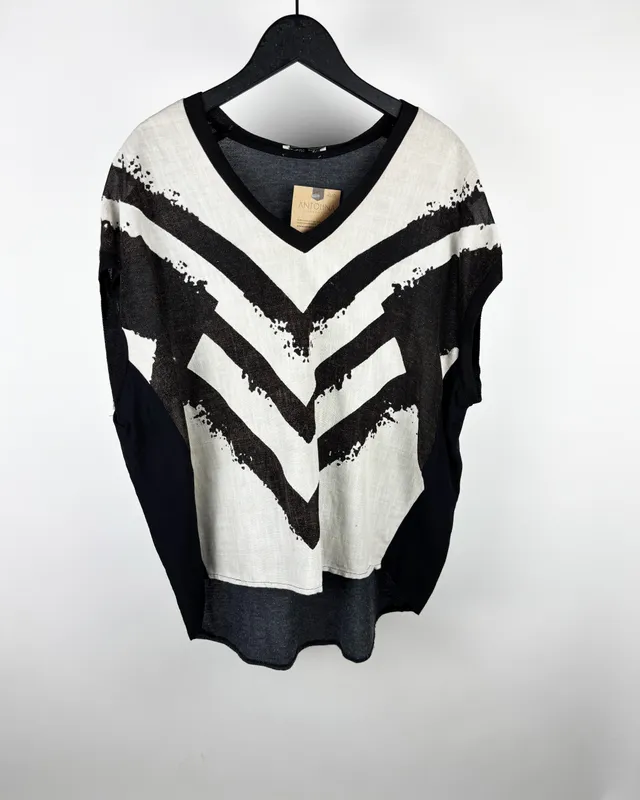 Remera combinada zara