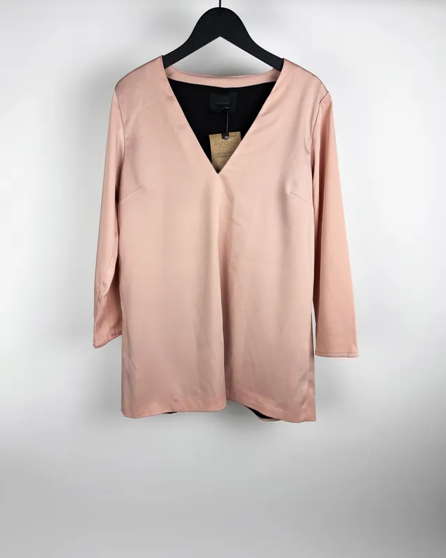 Blusa rosa rotunda