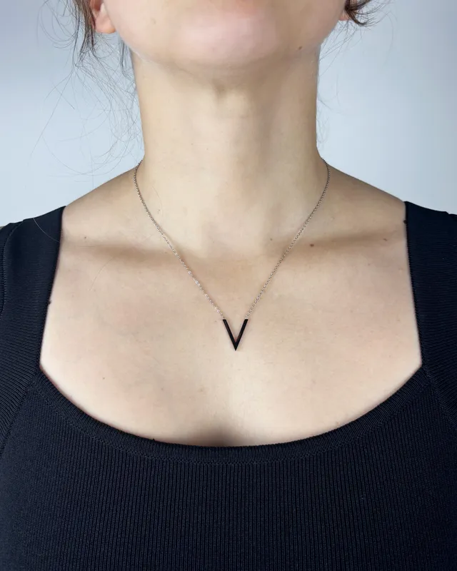 Collar plateado homini