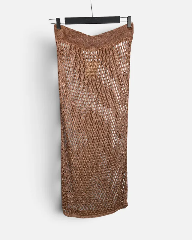 Pollera tejida calada penti