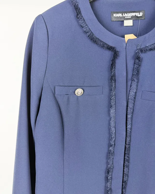 Chaqueta azul karl lagerfeld