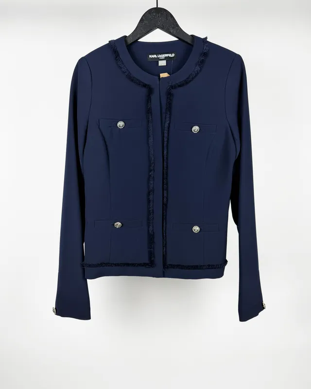 Chaqueta azul karl lagerfeld