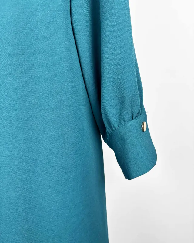 Vestido corto verde zara