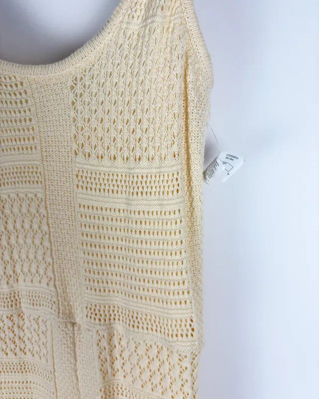 Mono tejido crema bluesteel