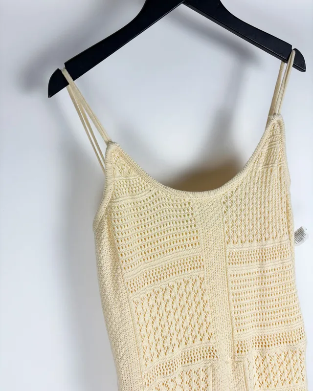 Mono tejido crema bluesteel