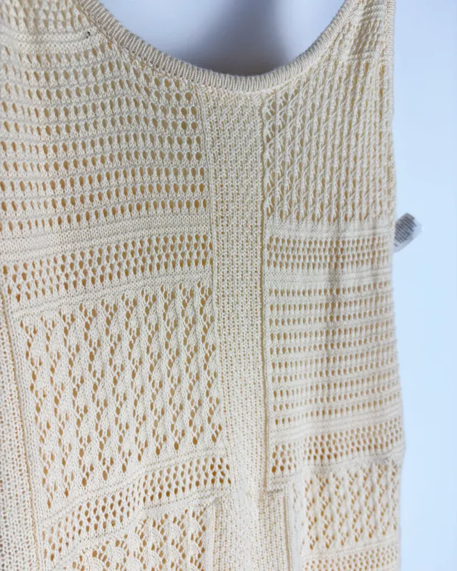 Mono tejido crema bluesteel