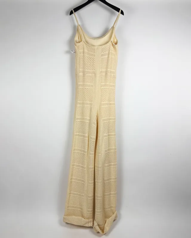 Mono tejido crema bluesteel