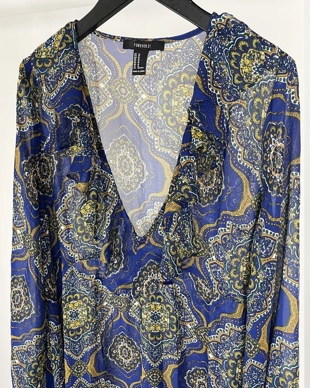 Vestido largo forever21