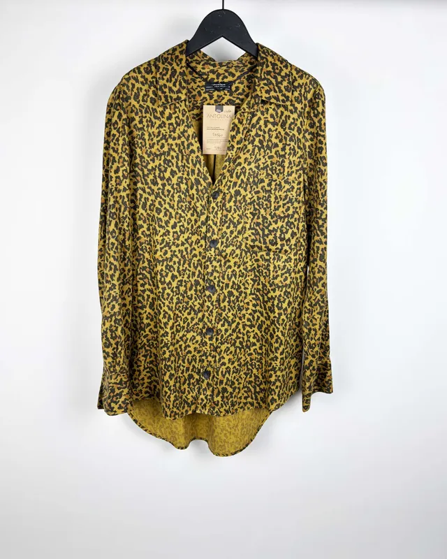 Camisa animal print zara