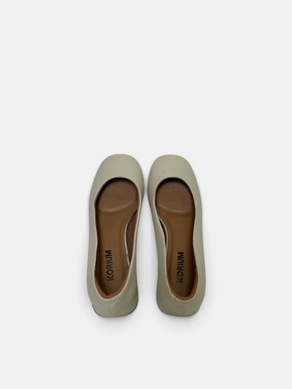 Zapatos korium punta redonda