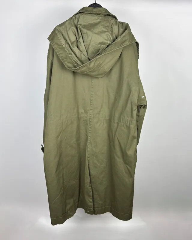 Parka verde zara