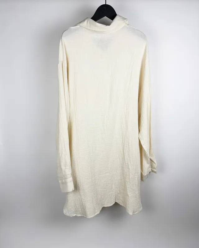 Camisa beige holamarti