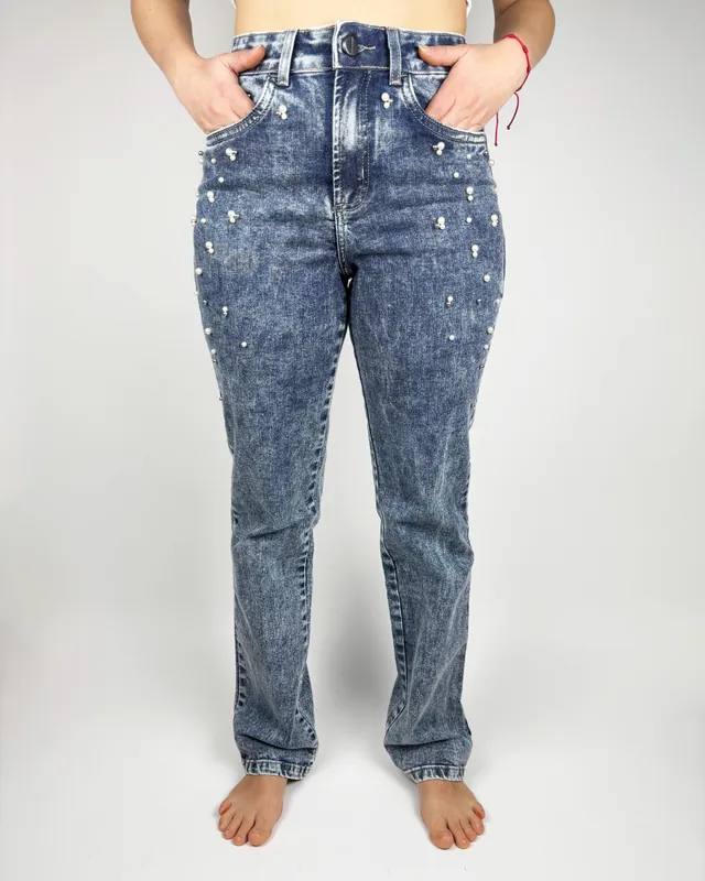 Jean chupin c/perlas marfinno