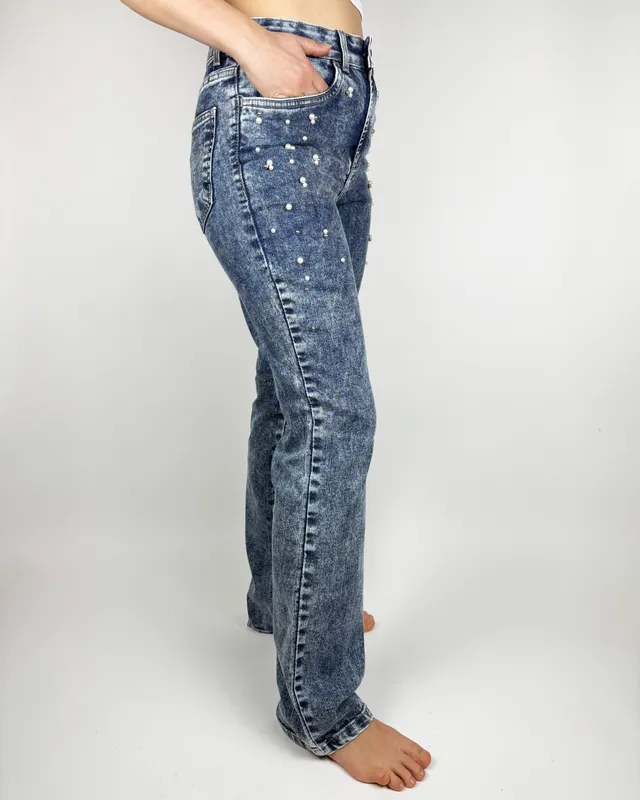 Jean chupin c/perlas marfinno