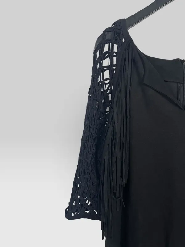 Vestido rapsodia gamuza