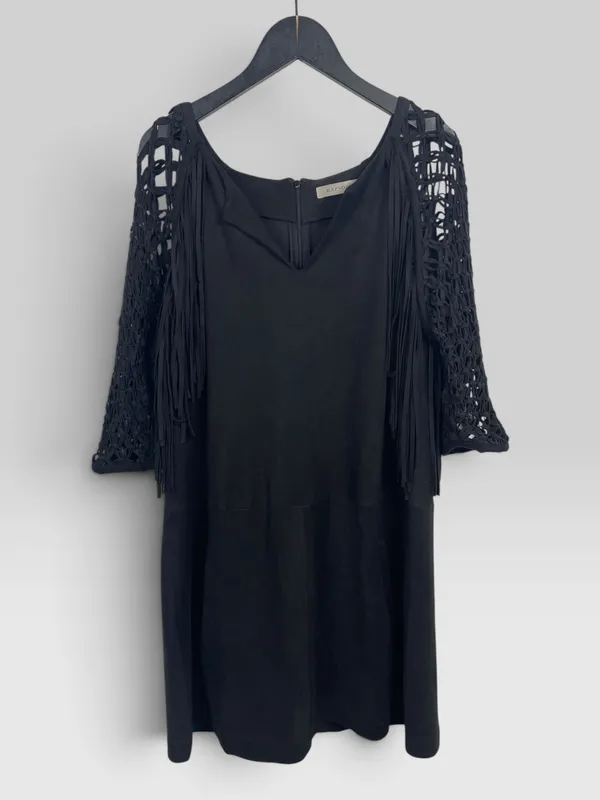 Vestido rapsodia gamuza
