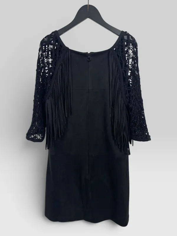 Vestido rapsodia gamuza