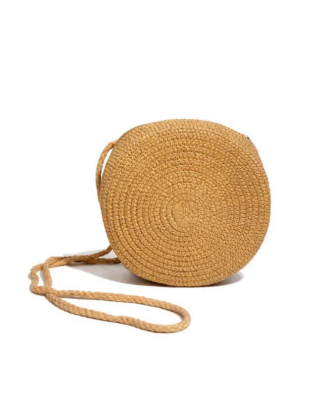 Cartera bandolera redonda