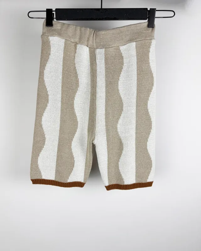 Short tejido beige anthea