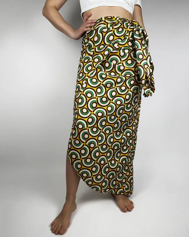 Pollera cruzada triangular zara