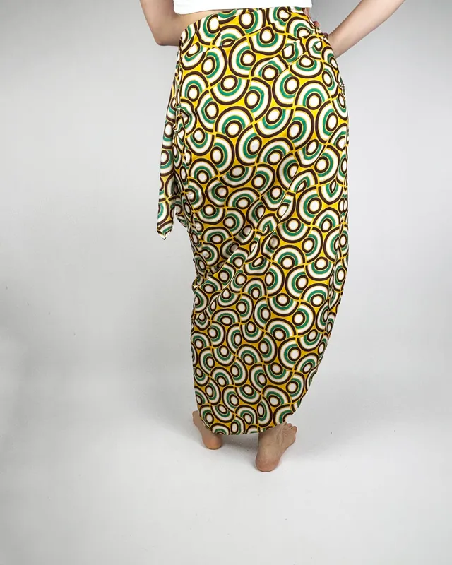 Pollera cruzada triangular zara