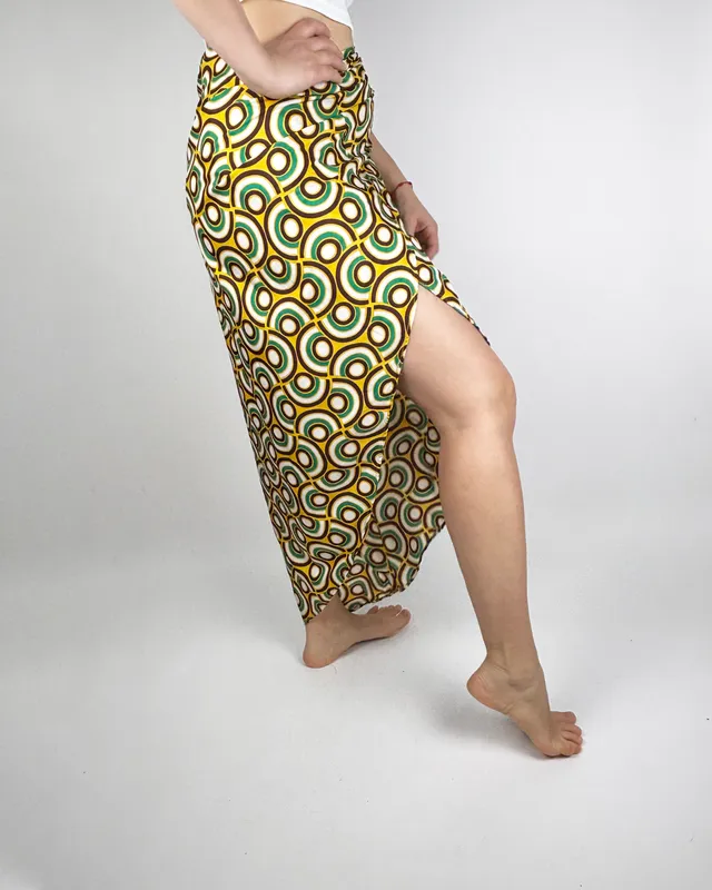 Pollera cruzada triangular zara