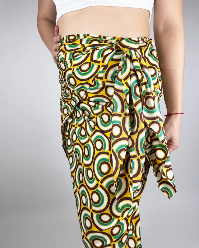 Pollera cruzada triangular zara