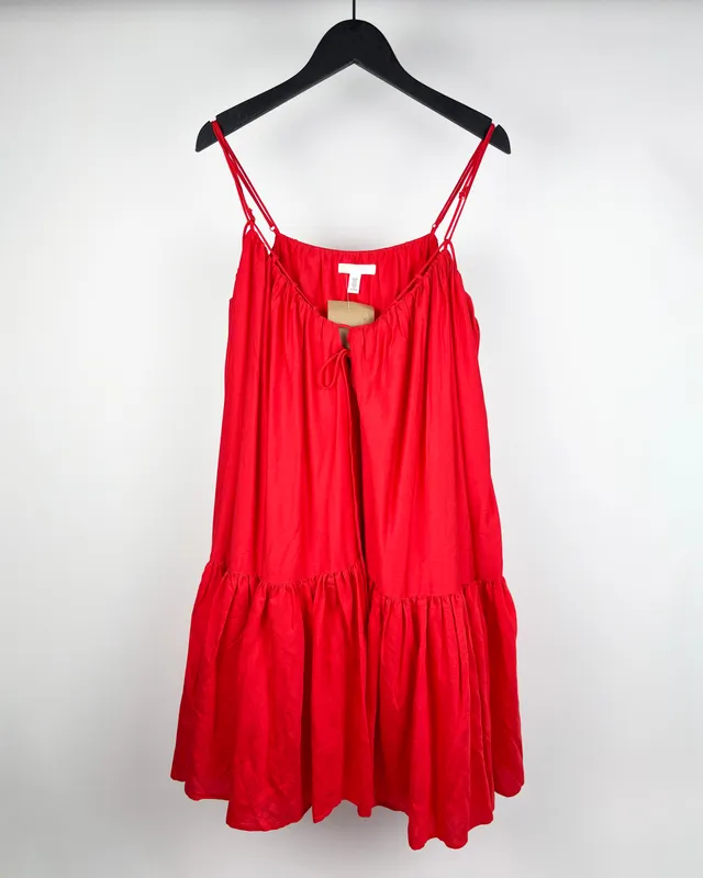 Vestido rojo h&m